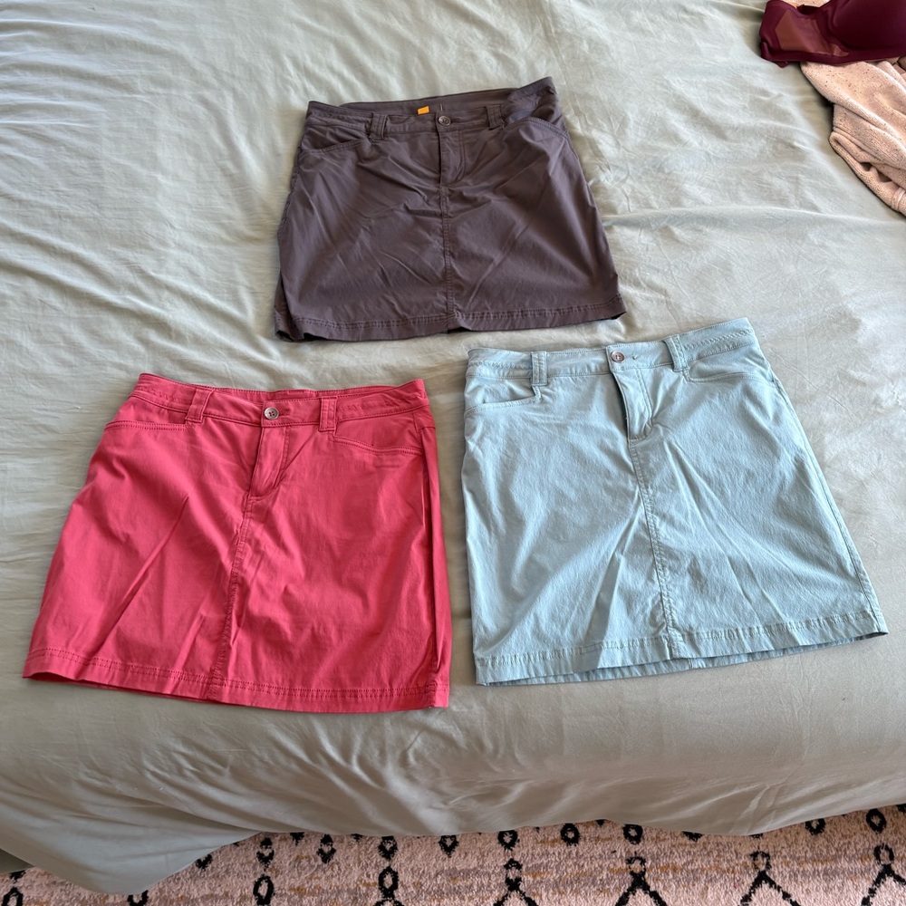 Lot of 3 Eddie Bauer Skorts